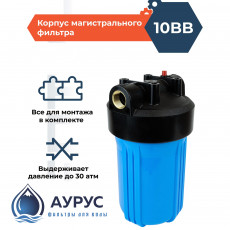 Колба c картриджем на выбор Аурус 2000 л/час